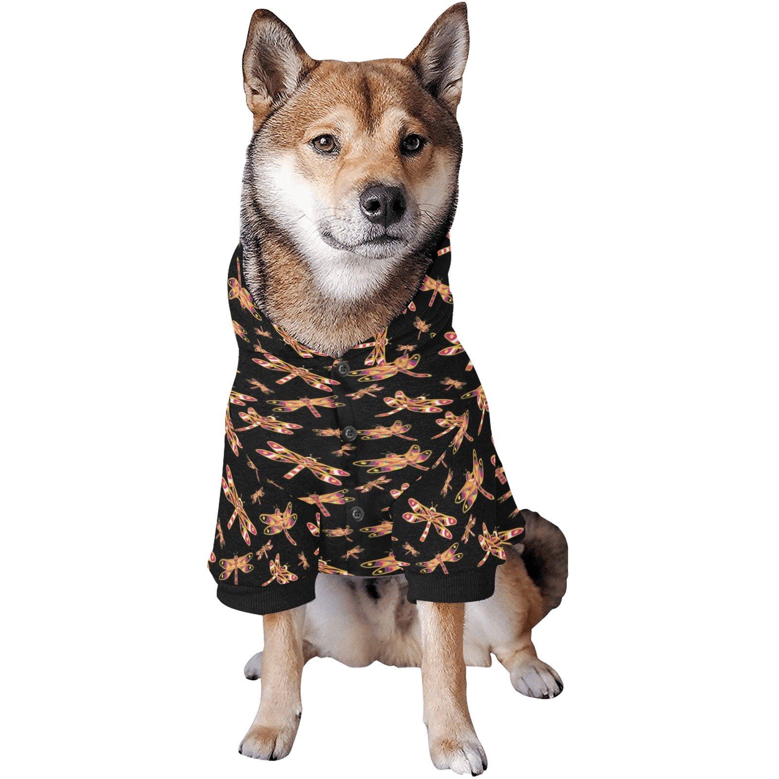 Gathering Yellow Black Pet Dog Hoodie Pet Dog Hoodie e-joyer