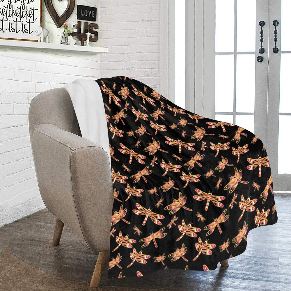 Gathering Yellow Black Ultra-Soft Micro Fleece Blanket 50"x60" Ultra-Soft Blanket 50''x60'' e-joyer 