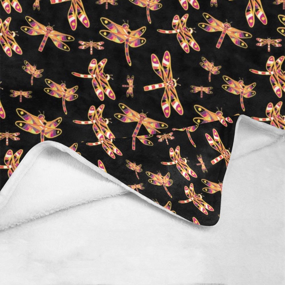 Gathering Yellow Black Ultra-Soft Micro Fleece Blanket 60"x80" Ultra-Soft Blanket 60''x80'' e-joyer