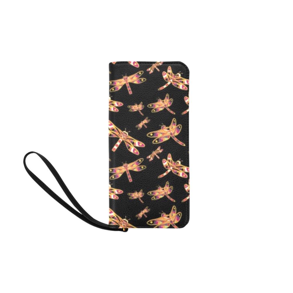 Gathering Yellow Black Women's Clutch Purse (Model 1637) Women's Clutch Purse (1637) e-joyer