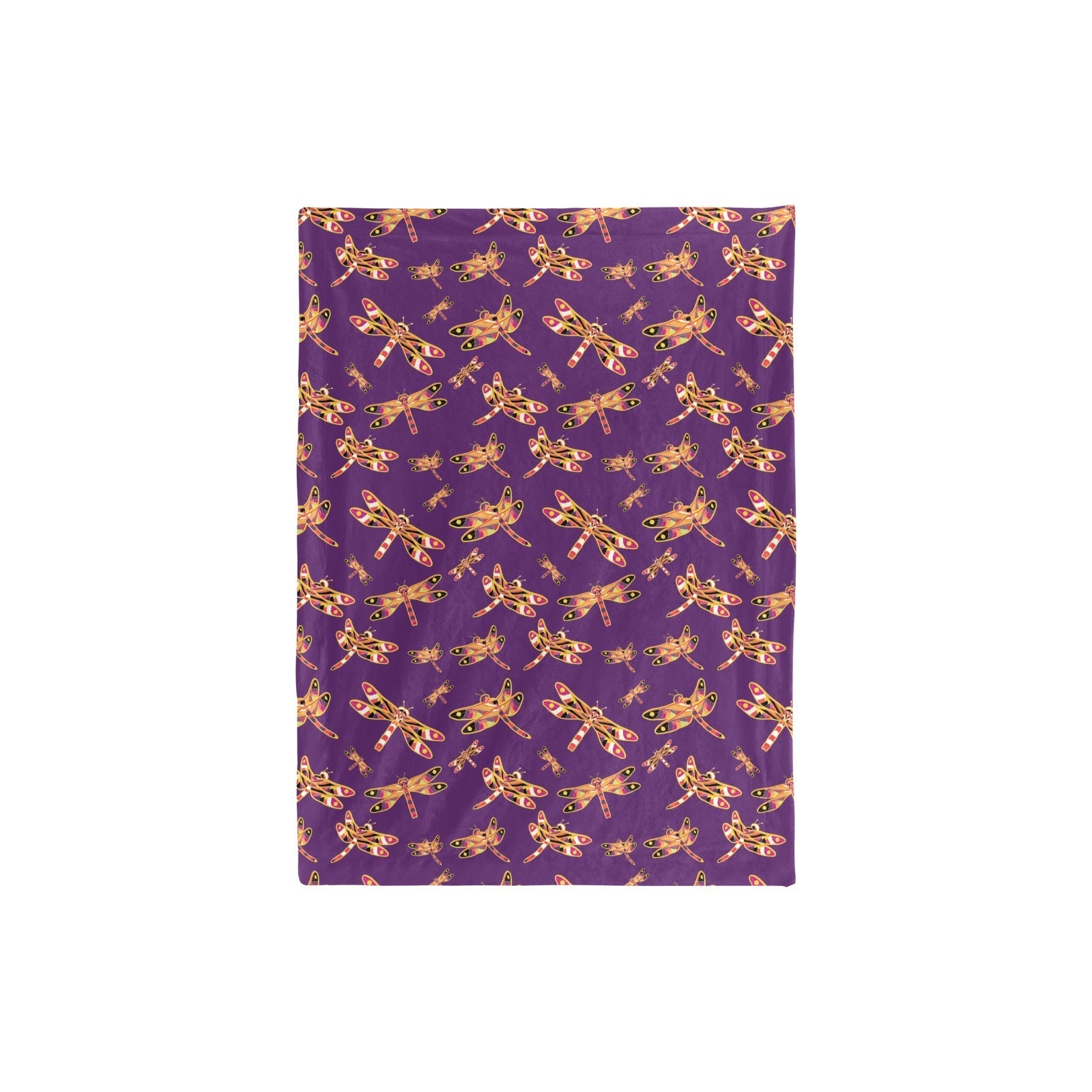 Gathering Yellow Purple Baby Blanket 30"x40" Baby Blanket 30"x40" e-joyer