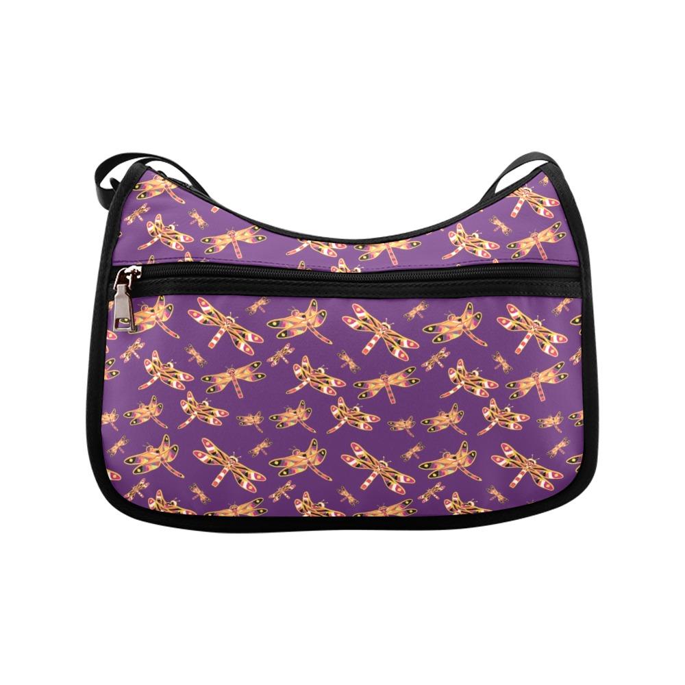 Gathering Yellow Purple Crossbody Bags (Model 1616) Crossbody Bags (1616) e-joyer 