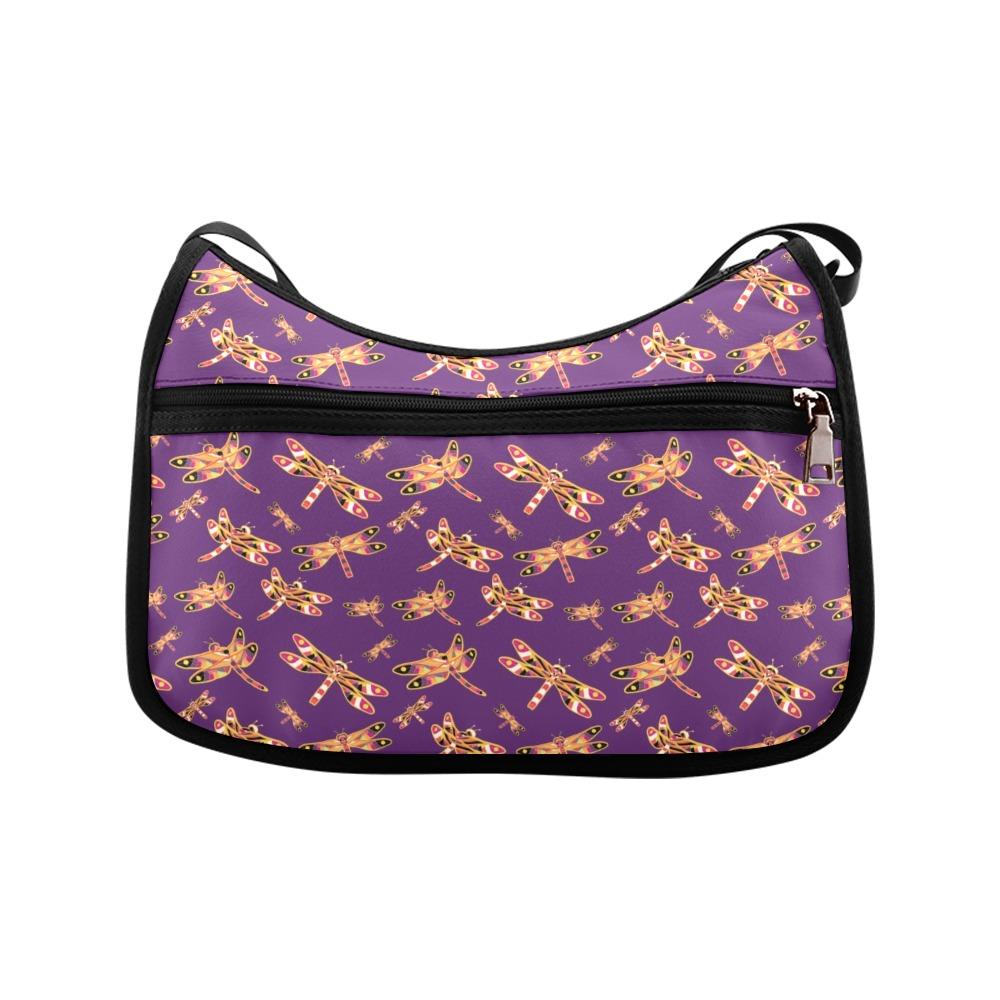 Gathering Yellow Purple Crossbody Bags (Model 1616) Crossbody Bags (1616) e-joyer 