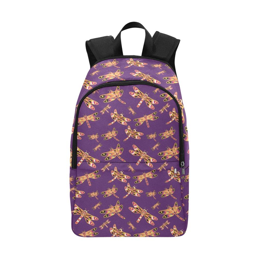 Gathering Yellow Purple Fabric Backpack for Adult (Model 1659) Casual Backpack for Adult (1659) e-joyer