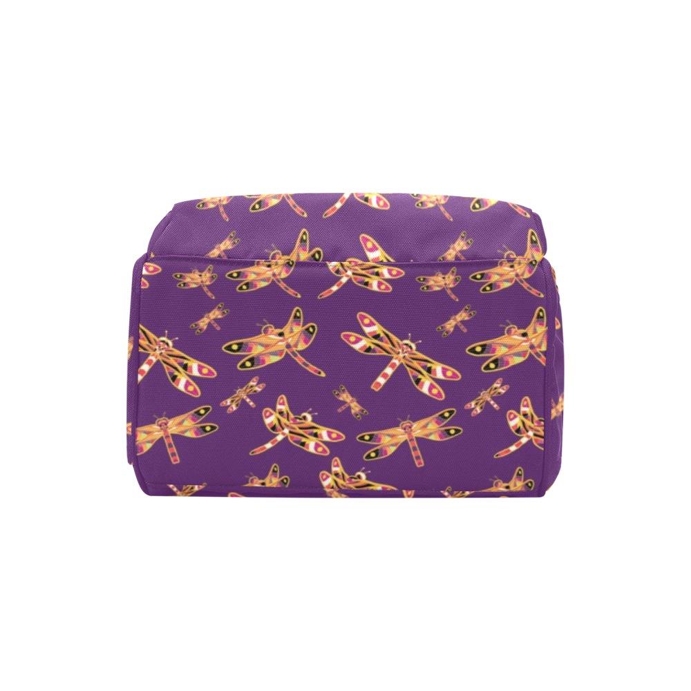 Gathering Yellow Purple Multi-Function Diaper Backpack/Diaper Bag (Model 1688) bag e-joyer