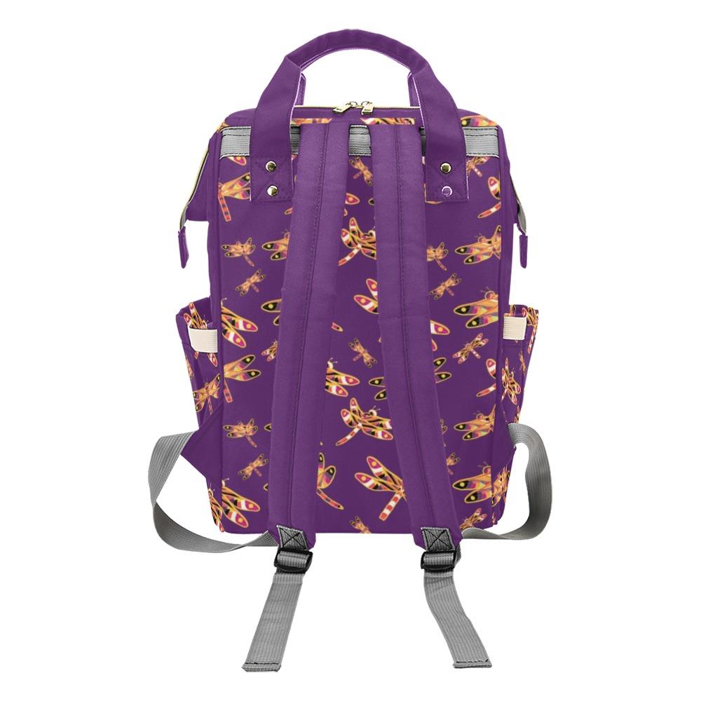 Gathering Yellow Purple Multi-Function Diaper Backpack/Diaper Bag (Model 1688) bag e-joyer