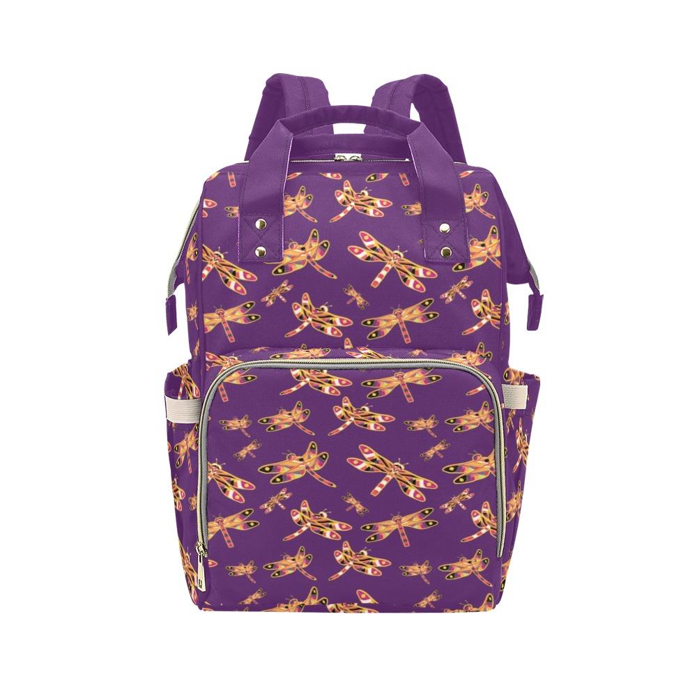 Gathering Yellow Purple Multi-Function Diaper Backpack/Diaper Bag (Model 1688) bag e-joyer