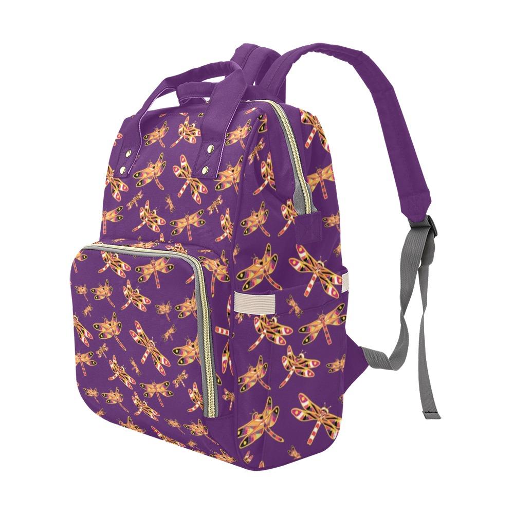 Gathering Yellow Purple Multi-Function Diaper Backpack/Diaper Bag (Model 1688) bag e-joyer