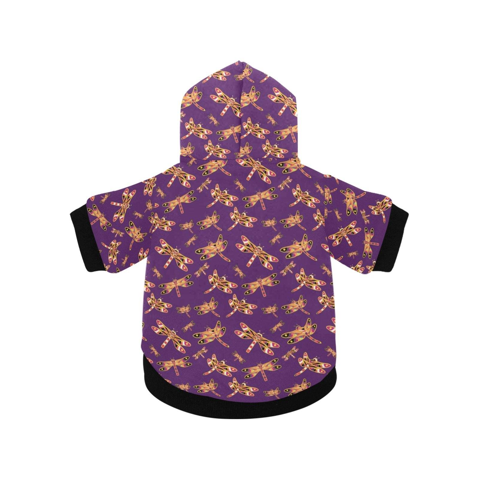 Gathering Yellow Purple Pet Dog Hoodie Pet Dog Hoodie e-joyer