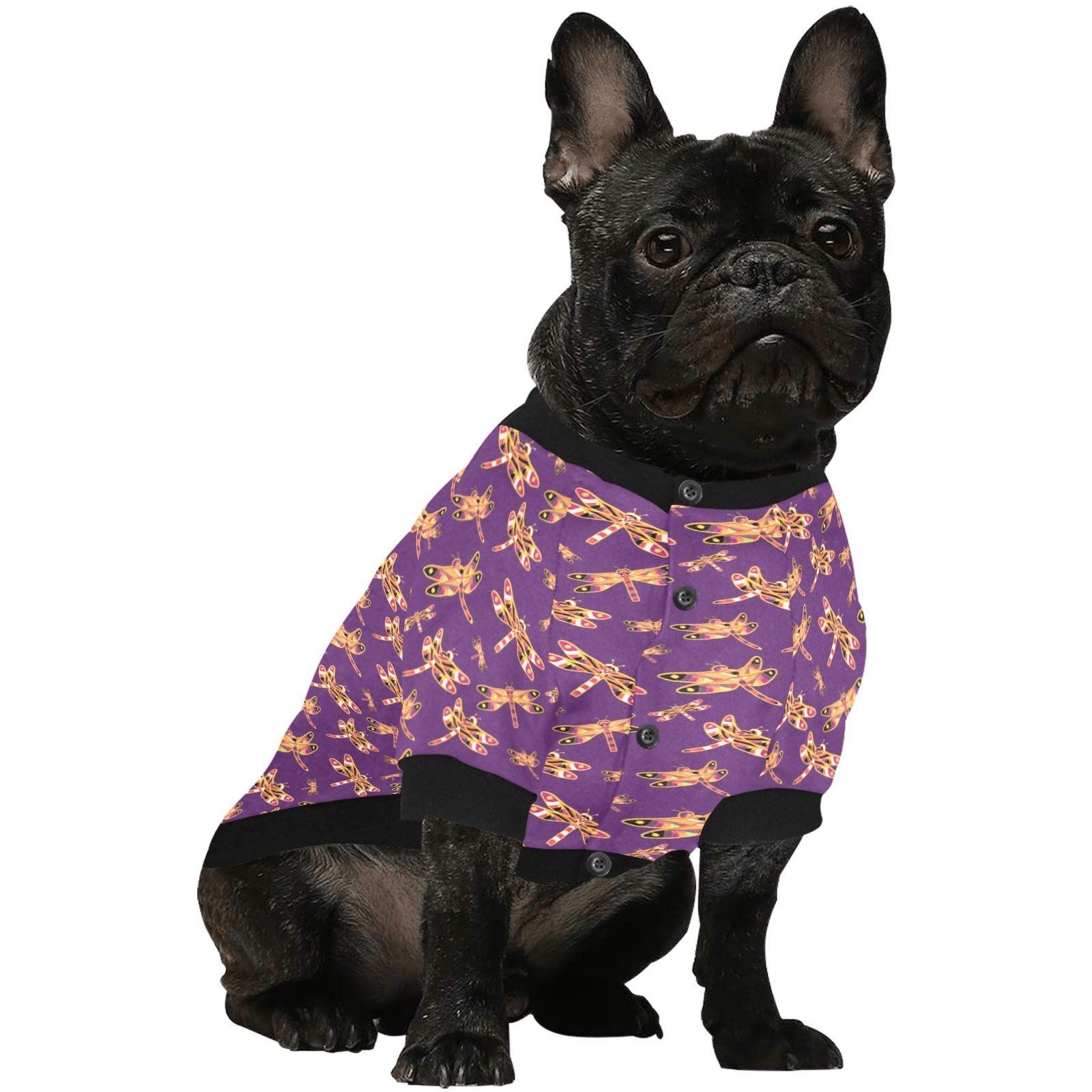 Gathering Yellow Purple Pet Dog Round Neck Shirt Pet Dog Round Neck Shirt e-joyer 