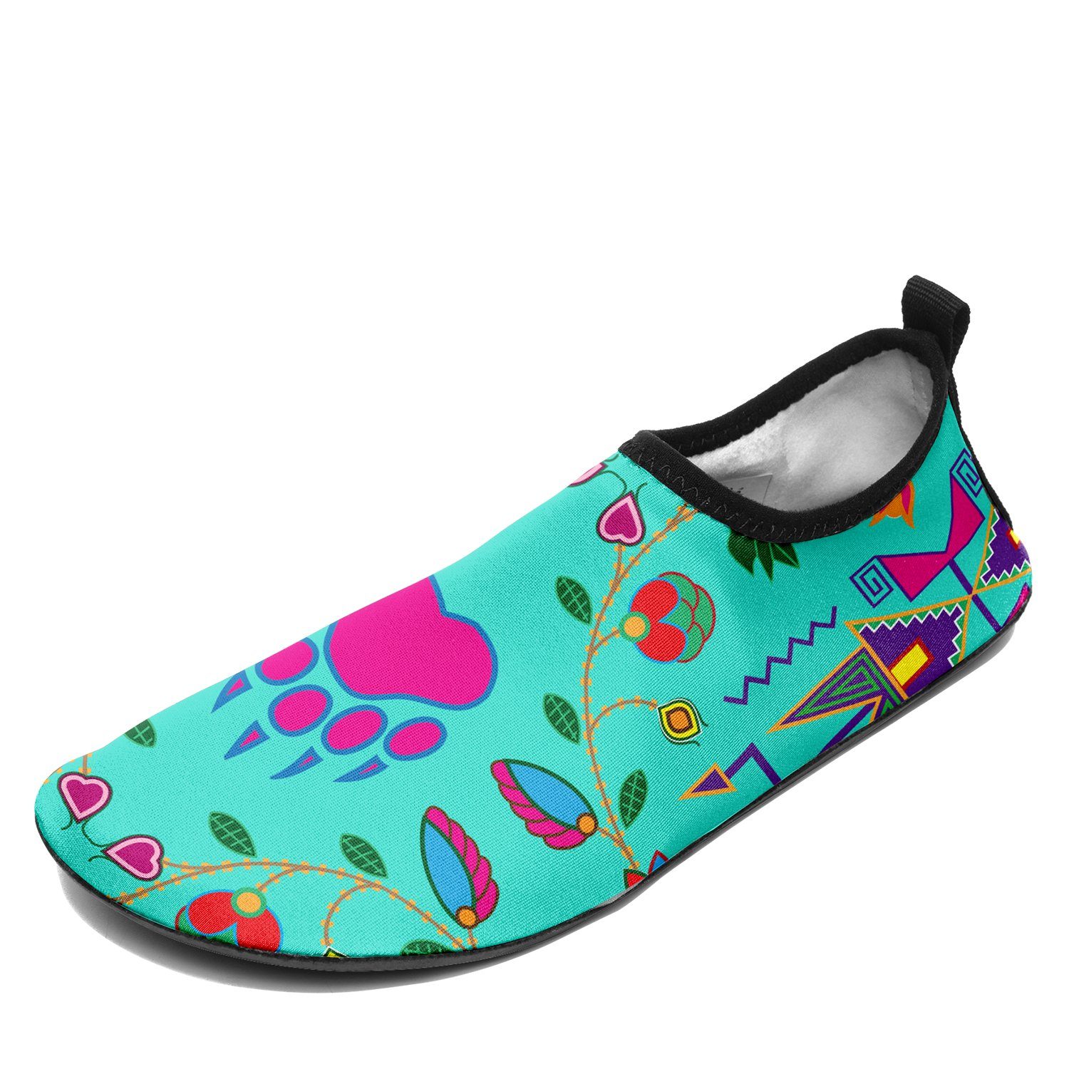 Geometric Floral Fall Sky Sockamoccs Slip On Shoes 49 Dzine
