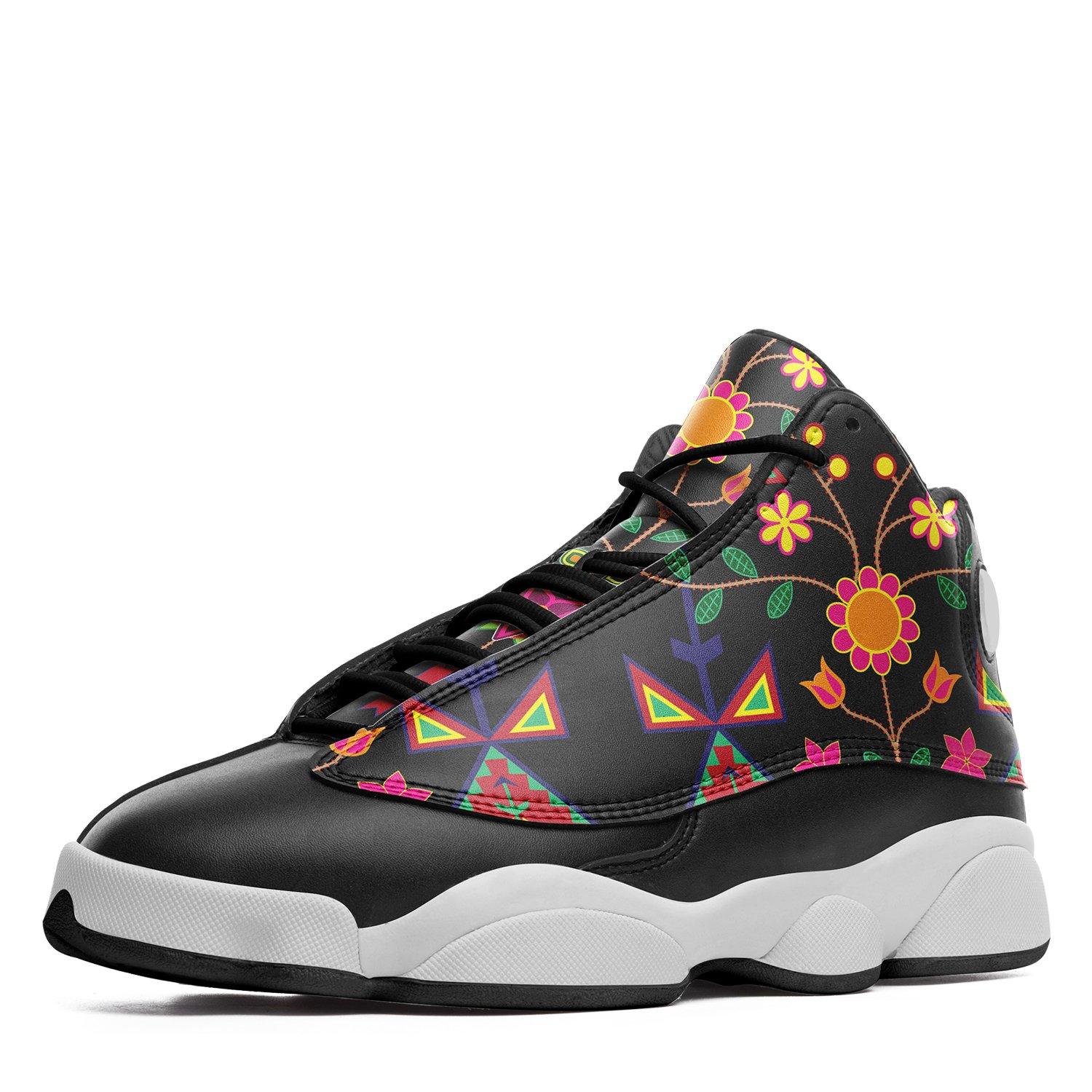 Geometric Floral Spring Black Isstsokini Athletic Shoes Herman