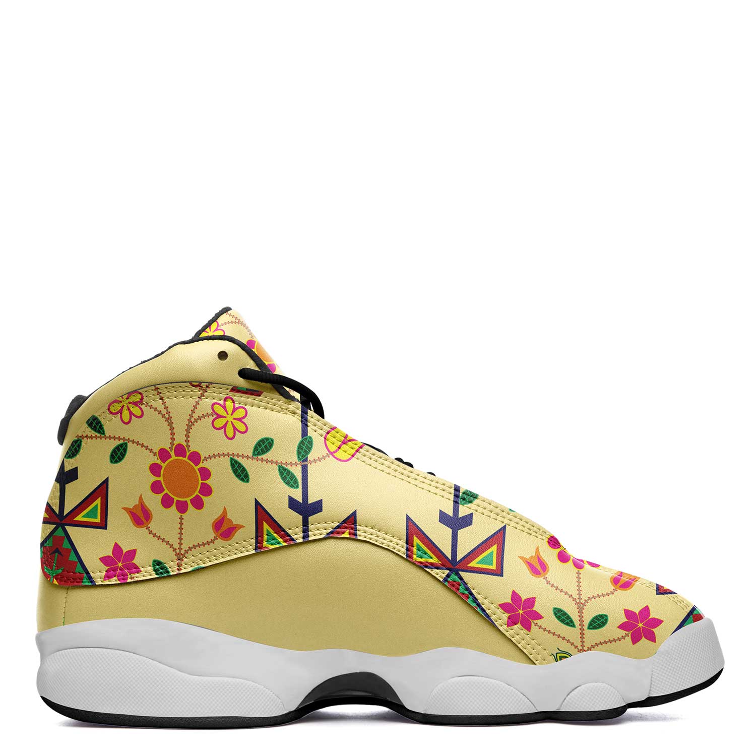 Geometric Floral Spring Vanilla Isstsokini Athletic Shoes Herman