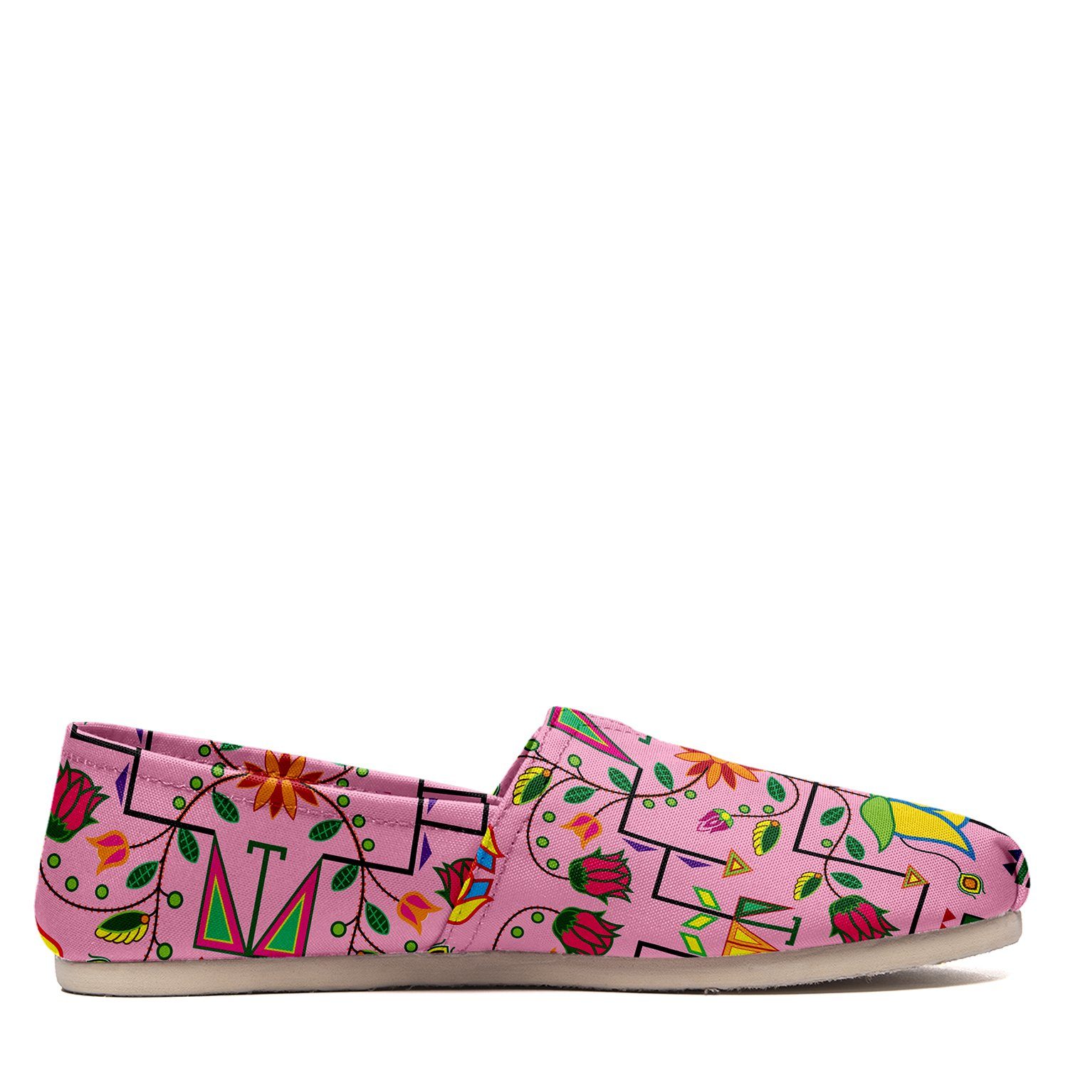 Geometric Floral Summer Sunset Casual Unisex Slip On Shoe Herman 