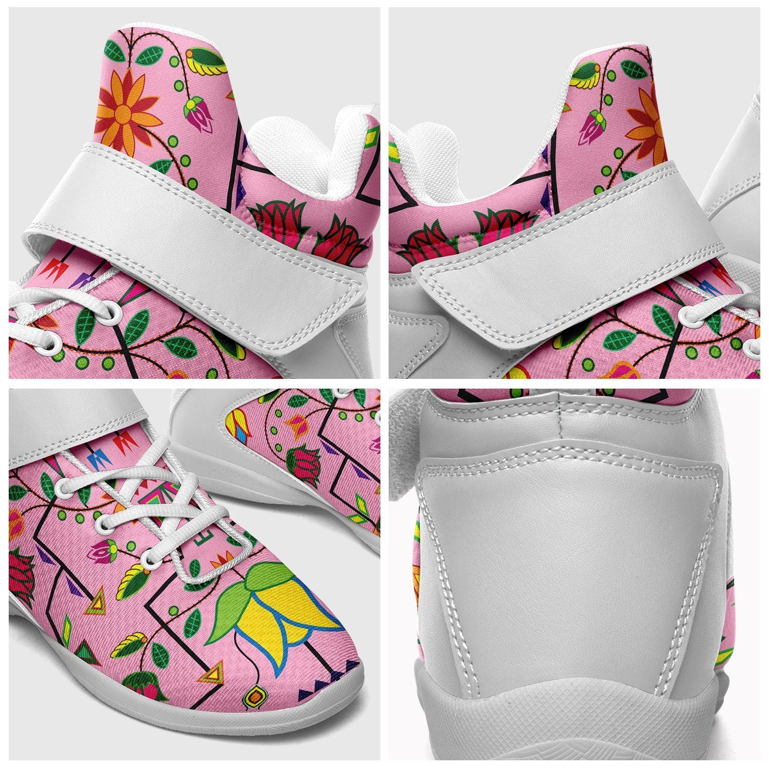 Geometric Floral Summer Sunset Ipottaa Basketball / Sport High Top Shoes 49 Dzine