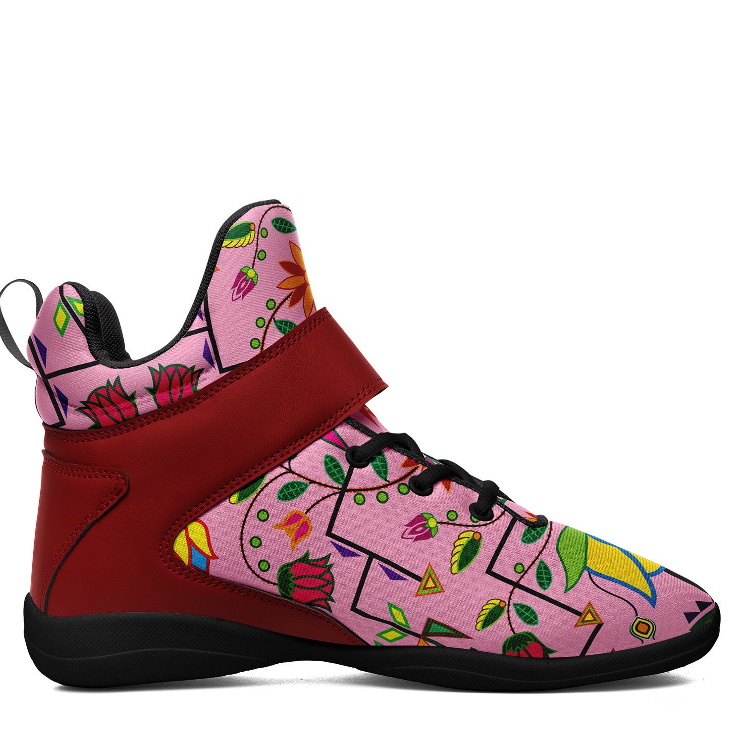 Geometric Floral Summer Sunset Ipottaa Basketball / Sport High Top Shoes 49 Dzine