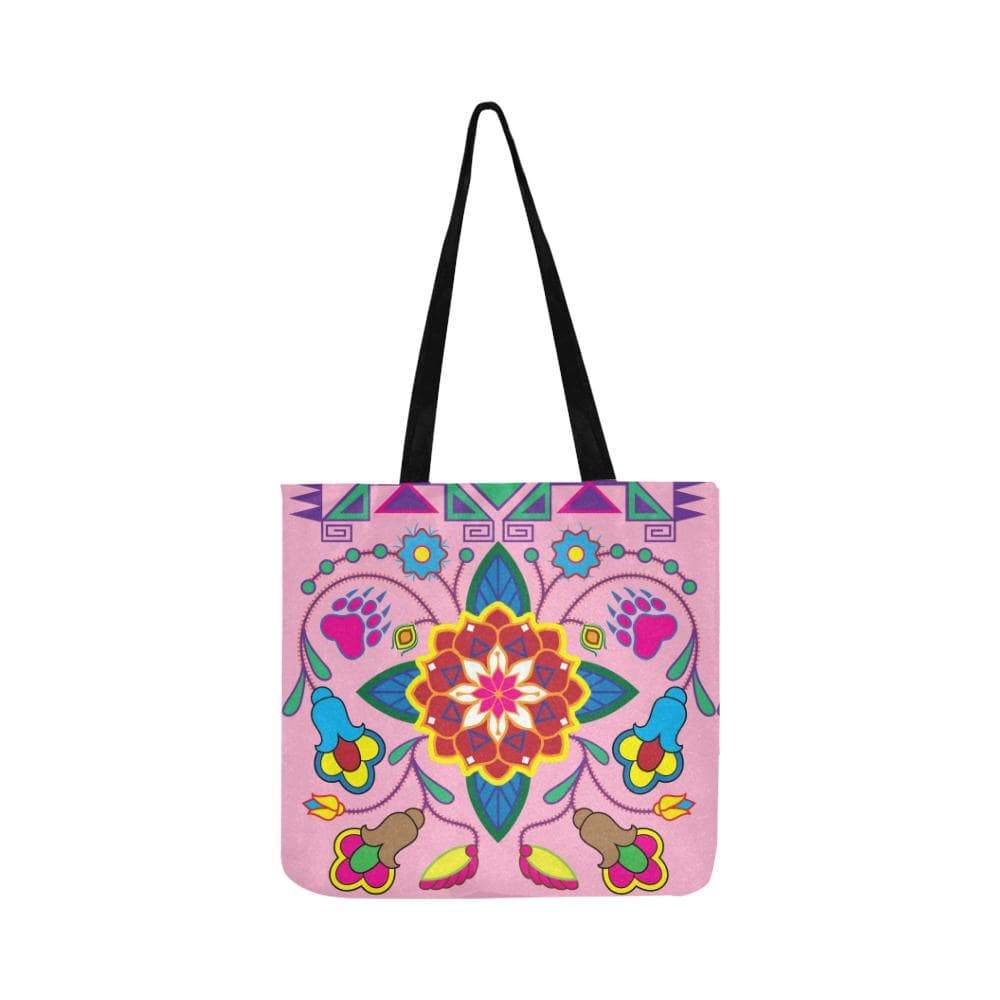 Geometric Floral Winter-Sunset Reusable Shopping Bag Model 1660 (Two sides) Shopping Tote Bag (1660) e-joyer