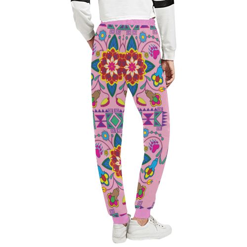 Geometric Floral Winter-Sunset Women's All Over Print Sweatpants (Model L11) Women's All Over Print Sweatpants (L11) e-joyer