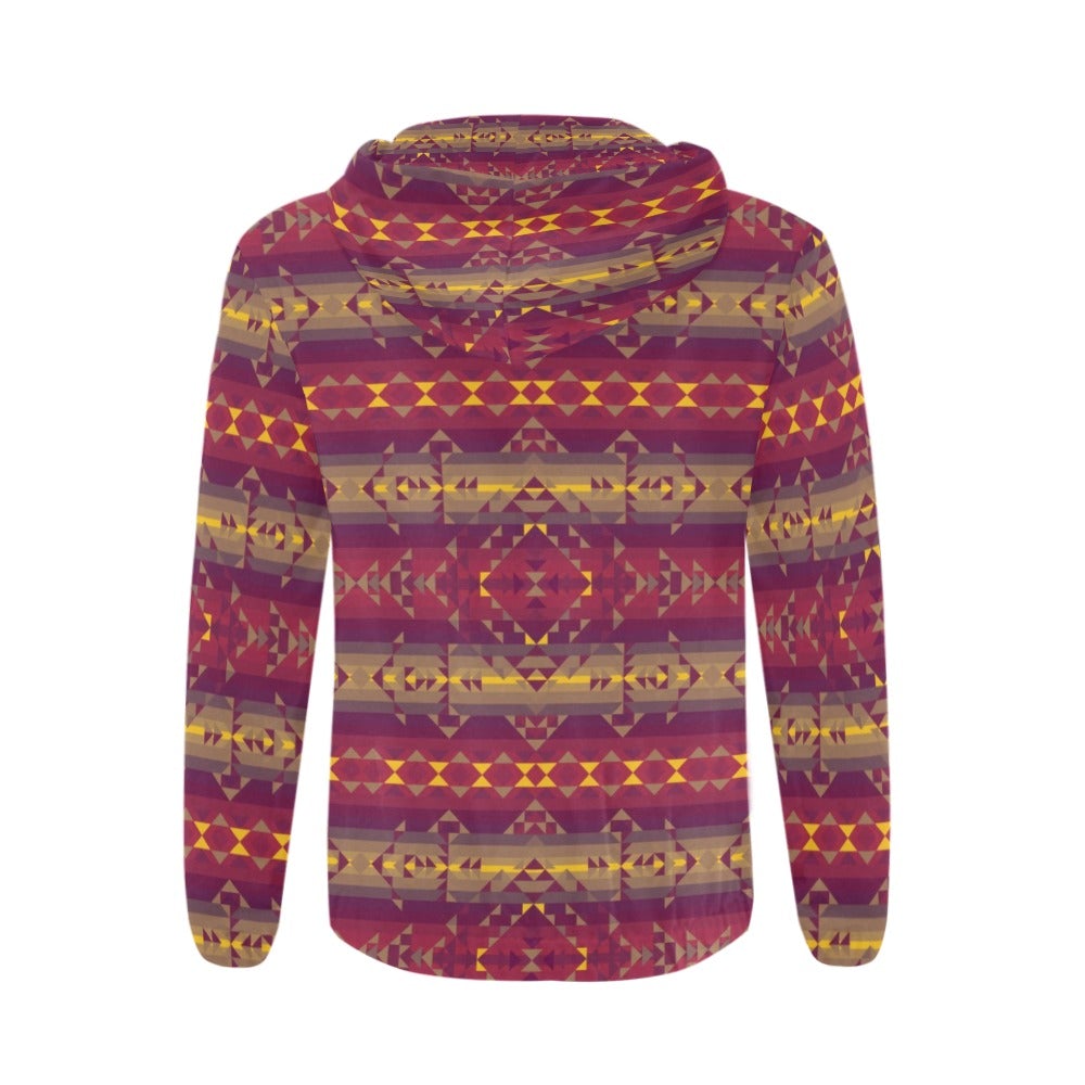 Gold Wool All Over Print Full Zip Hoodie for Men (Model H14) hoodie e-joyer