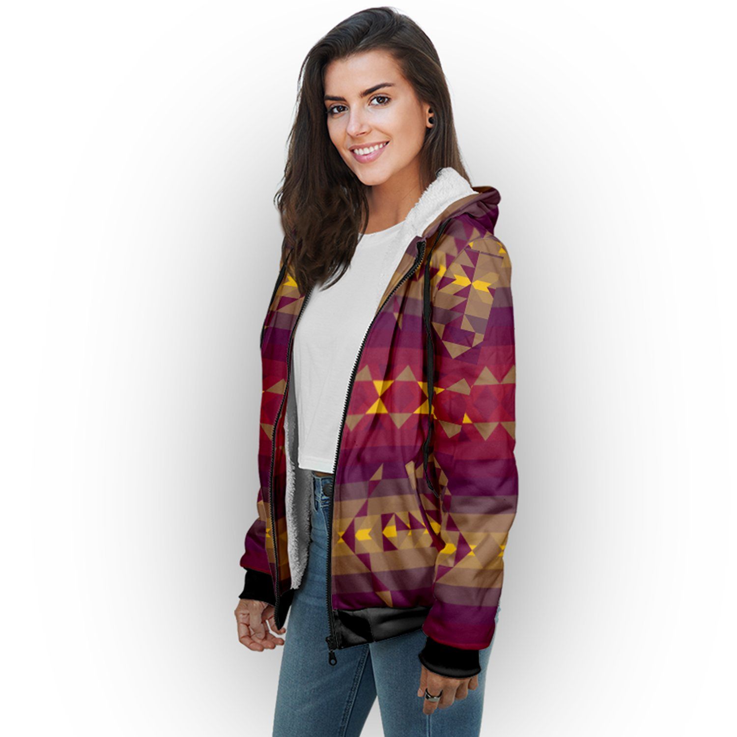 Gold Wool Sherpa Hoodie hoodie Herman