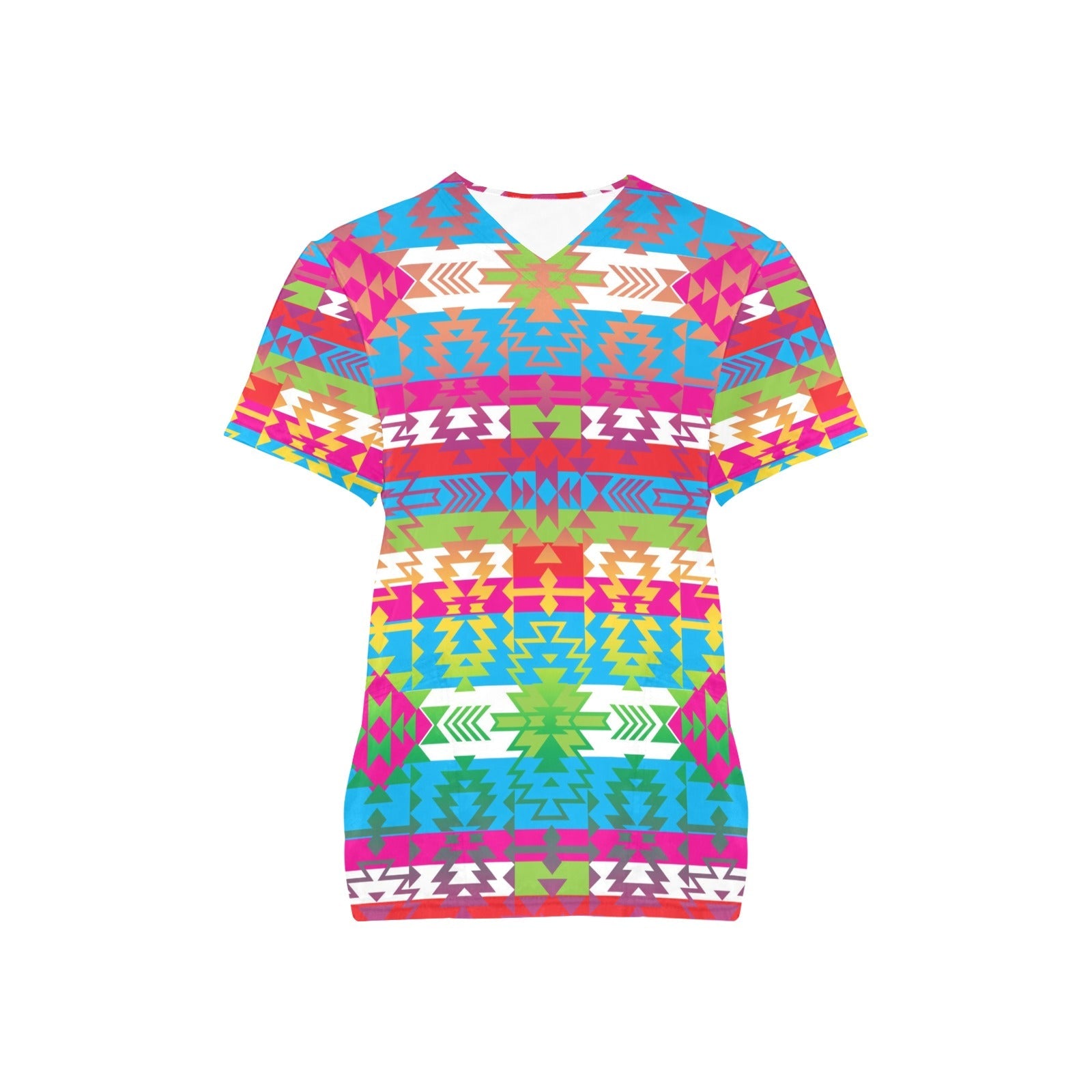 Grand Entry All Over Print Scrub Top Scrub Top e-joyer