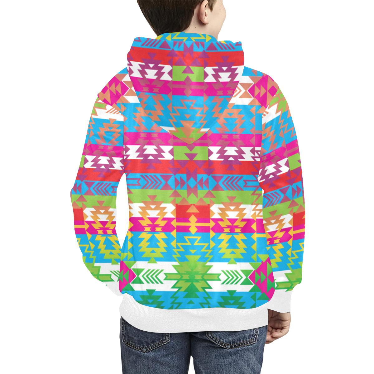 Grand Entry Kids' All Over Print Hoodie (Model H38) Kids' AOP Hoodie (H38) e-joyer