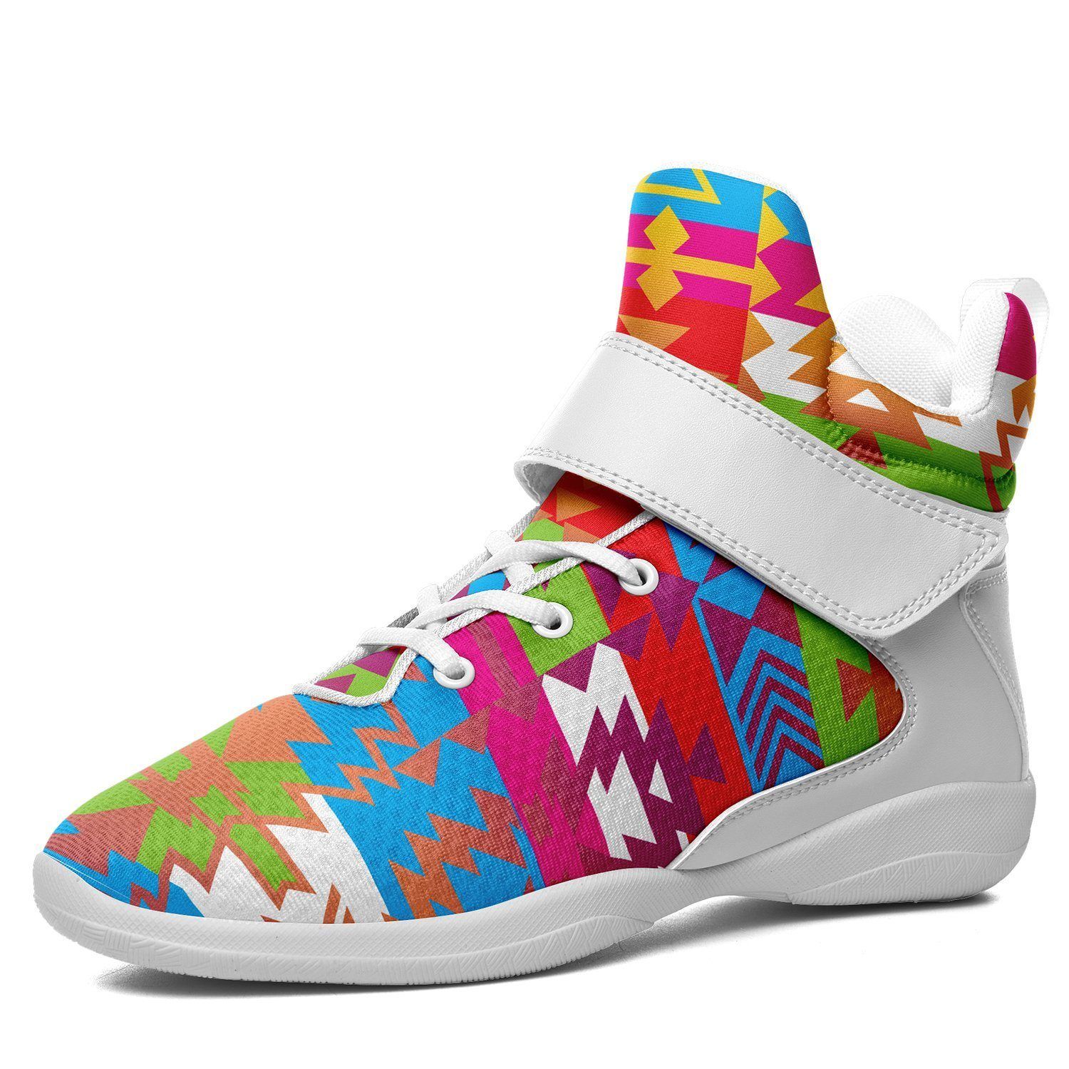 Grand Entry Kid's Ipottaa Basketball / Sport High Top Shoes 49 Dzine US Child 12.5 / EUR 30 White Sole with White Strap