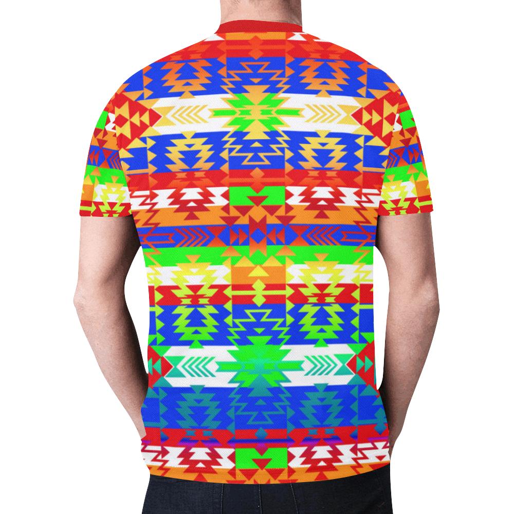 Grand Entry Traditional New All Over Print T-shirt for Men/Large Size (Model T45) New All Over Print T-shirt for Men/Large (T45) e-joyer