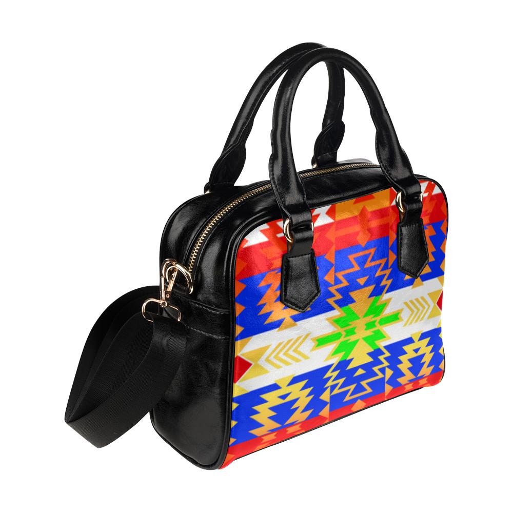 Grand Entry Traditional Shoulder Handbag (Model 1634) Shoulder Handbags (1634) e-joyer