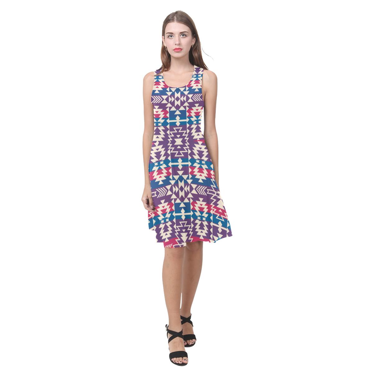 Grand Entry Women's Fancy Atalanta Casual Sundress(Model D04) Atalanta Sundress (D04) e-joyer