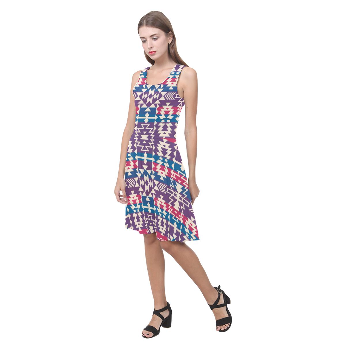 Grand Entry Women's Fancy Atalanta Casual Sundress(Model D04) Atalanta Sundress (D04) e-joyer