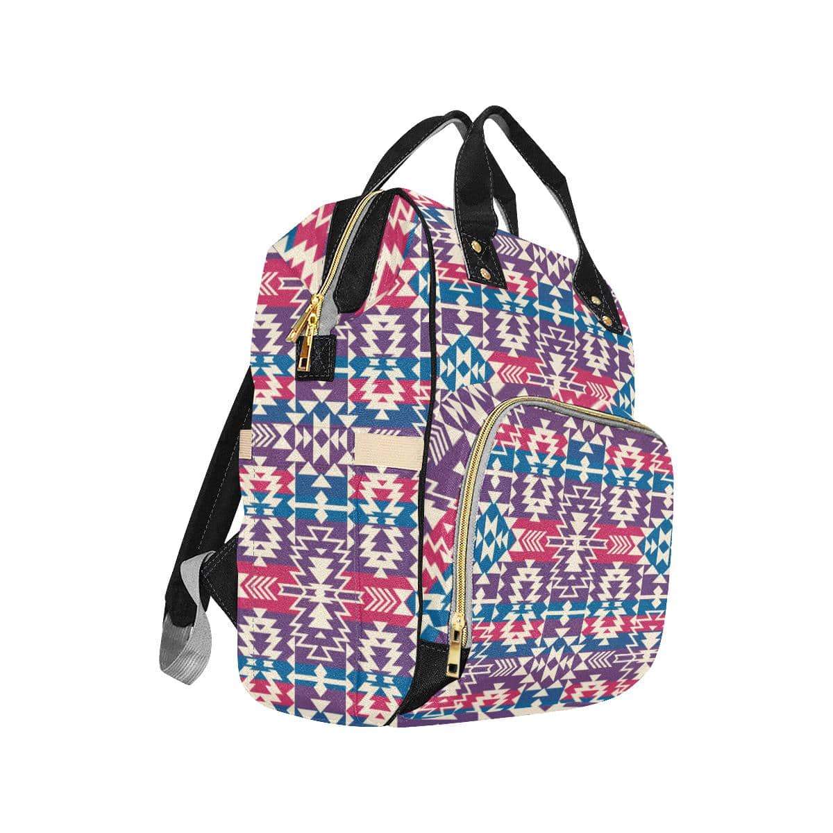 Grand Entry Women's Fancy Multi-Function Diaper Backpack (Model 1688) Diaper Backpack (1688) e-joyer