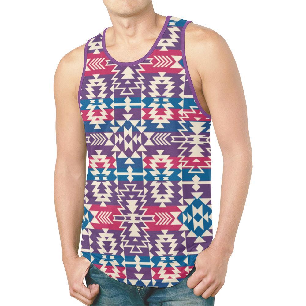 Grand Entry Women's Fancy New All Over Print Tank Top for Men (Model T46) New All Over Print Tank Top for Men (T46) e-joyer