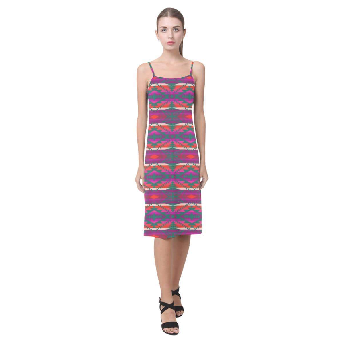 Great Lakes War Party Alcestis Slip Dress (Model D05) Alcestis Slip Dress (D05) e-joyer