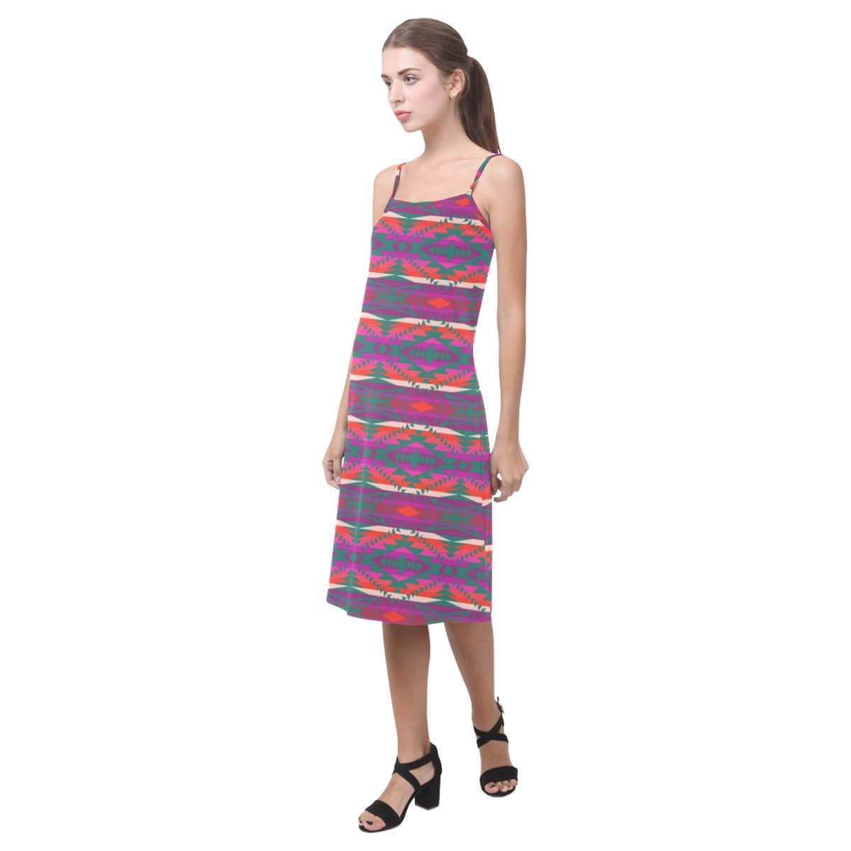 Great Lakes War Party Alcestis Slip Dress (Model D05) Alcestis Slip Dress (D05) e-joyer