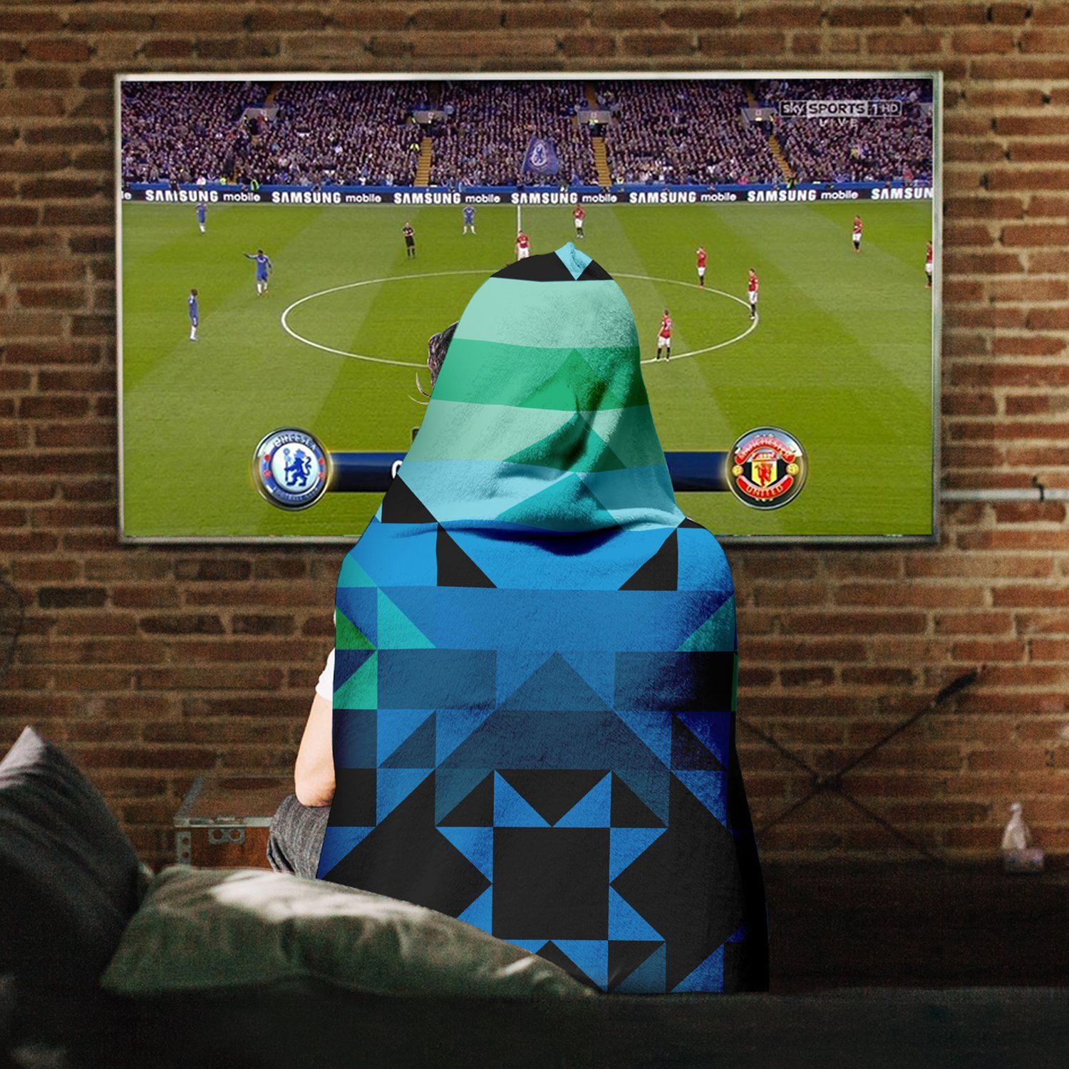 Green Star Hooded Blanket blanket 49 Dzine