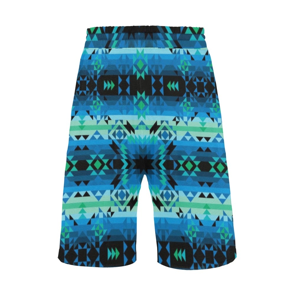 Green Star Men's All Over Print Casual Shorts (Model L23) short e-joyer