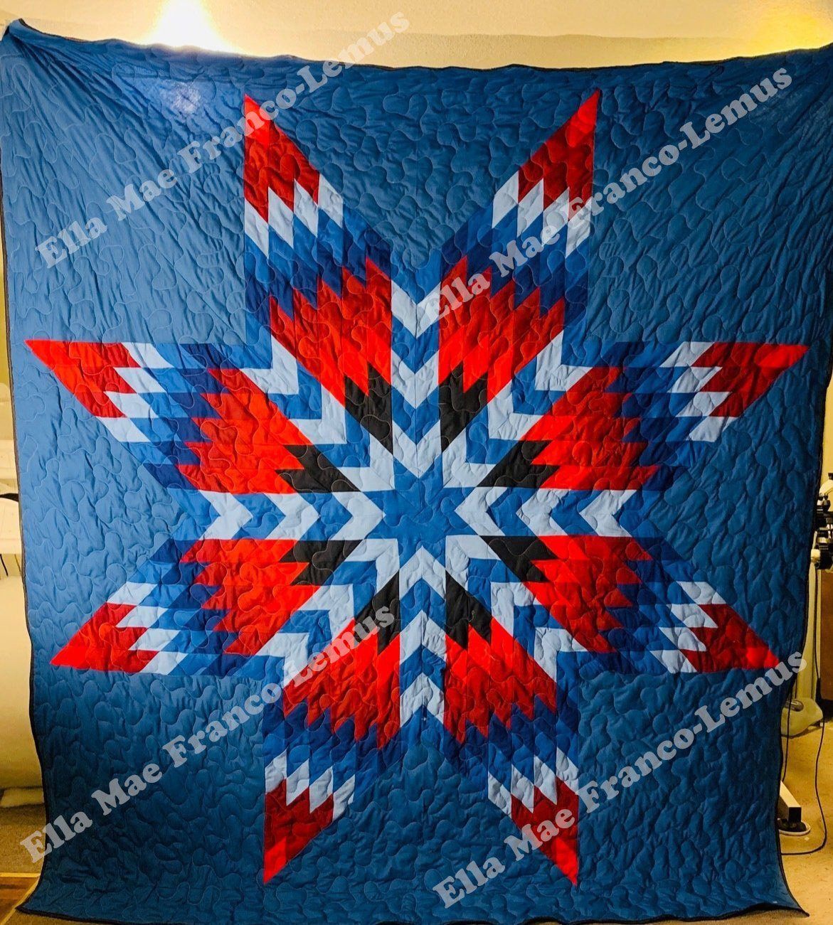 Handmade Star Quilt- Design 10