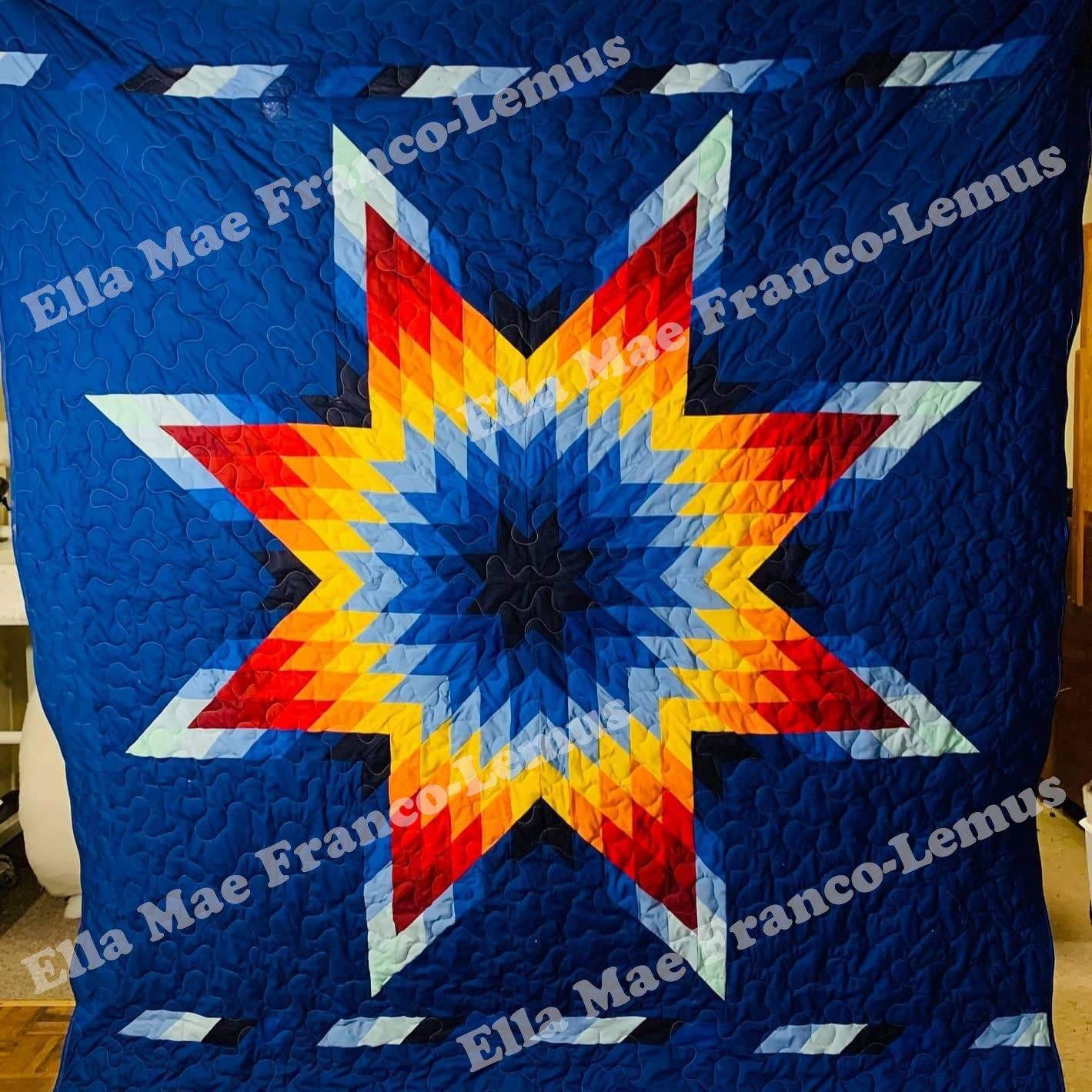 Handmade Star Quilt- Design 16