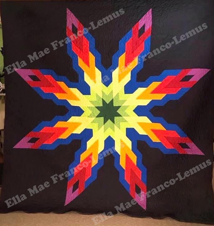 Handmade Star Quilt- Design 24 49 Dzine