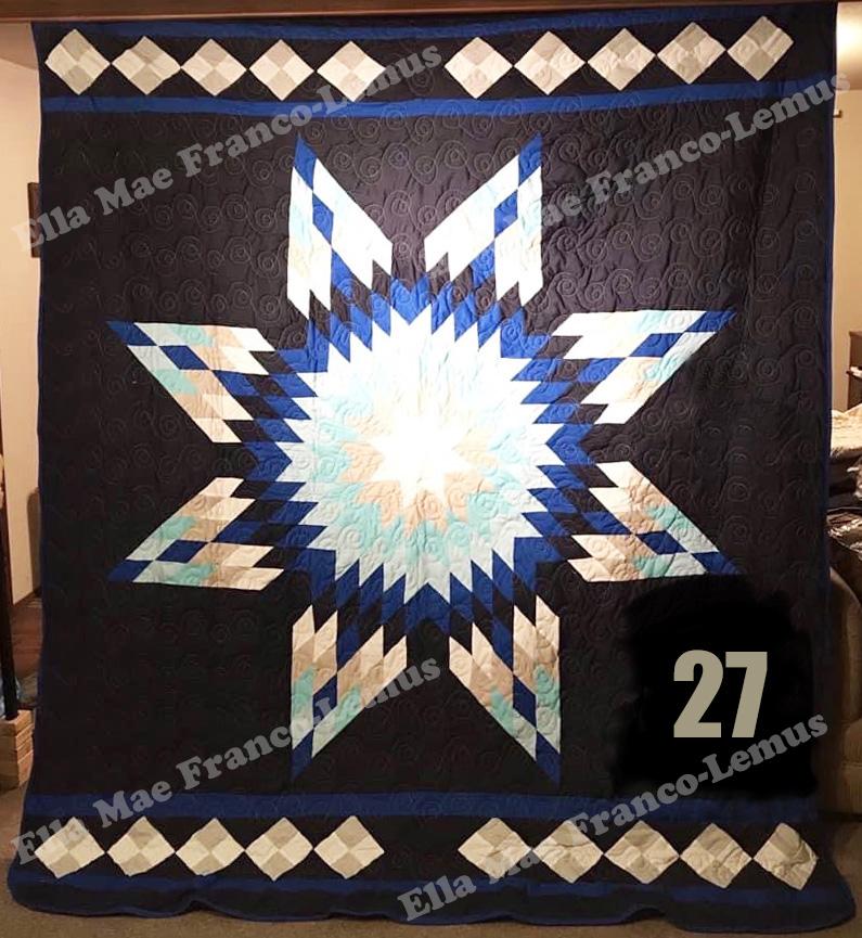 Handmade Star Quilt- Design 27 49 Dzine
