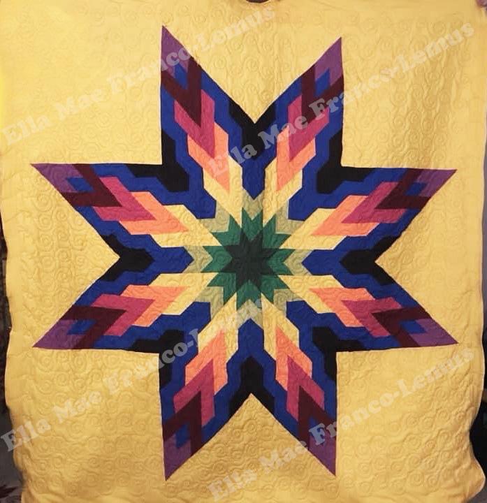 Handmade Star Quilt- Design 35 49 Dzine