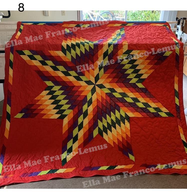 Handmade Star Quilt- Design 8 49 Dzine