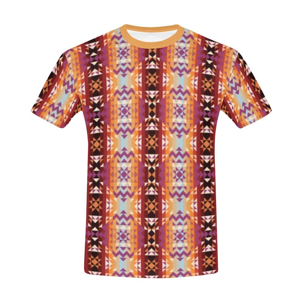 Heatwave All Over Print T-Shirt for Men (USA Size) (Model T40) All Over Print T-Shirt for Men (T40) e-joyer