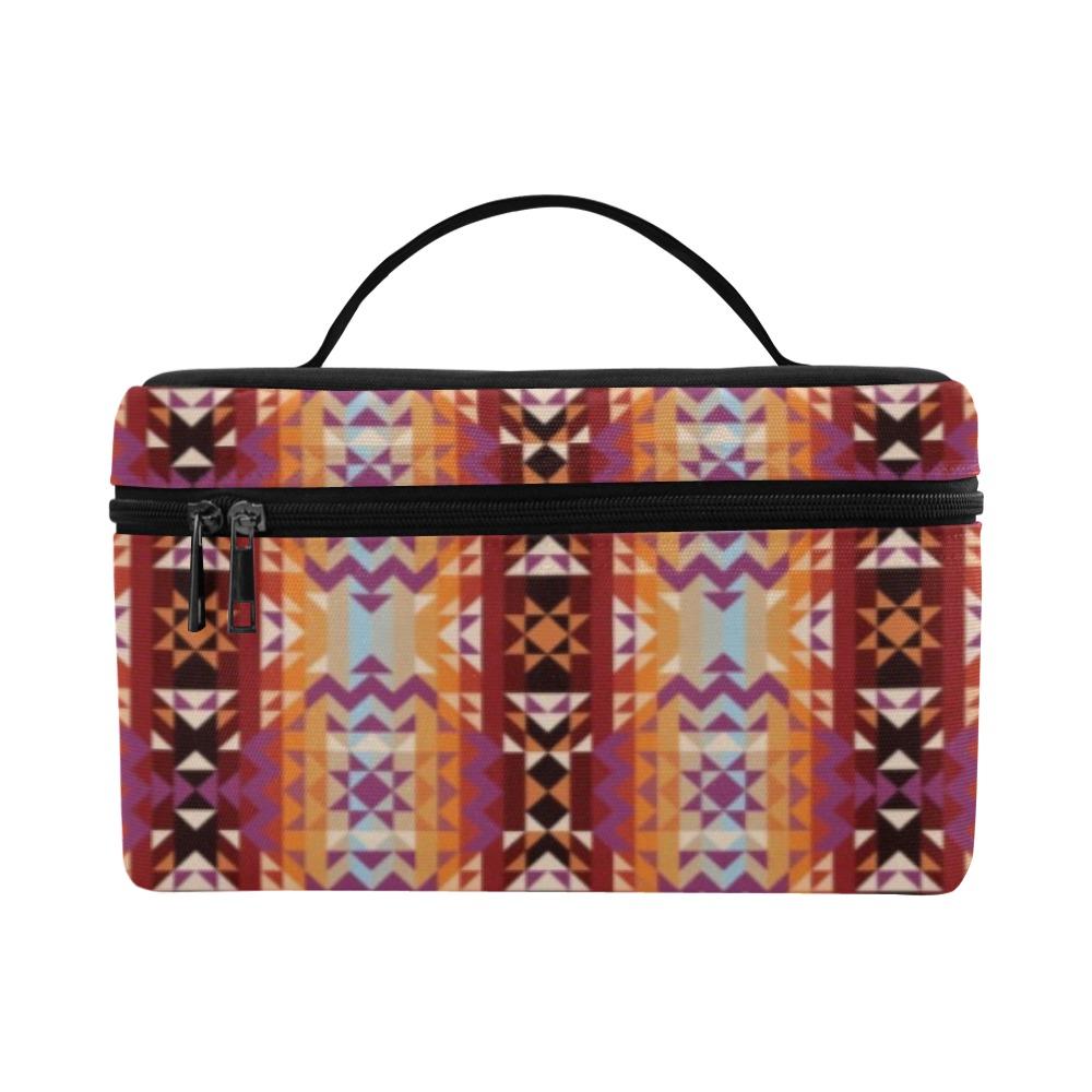 Heatwave Cosmetic Bag/Large (Model 1658) Cosmetic Bag e-joyer