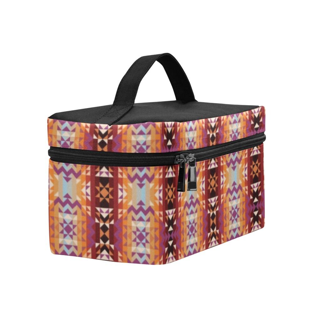 Heatwave Cosmetic Bag/Large (Model 1658) Cosmetic Bag e-joyer