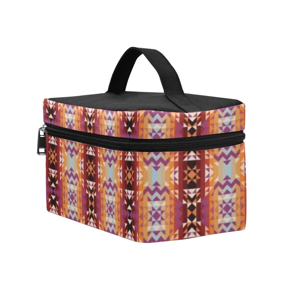 Heatwave Cosmetic Bag/Large (Model 1658) Cosmetic Bag e-joyer
