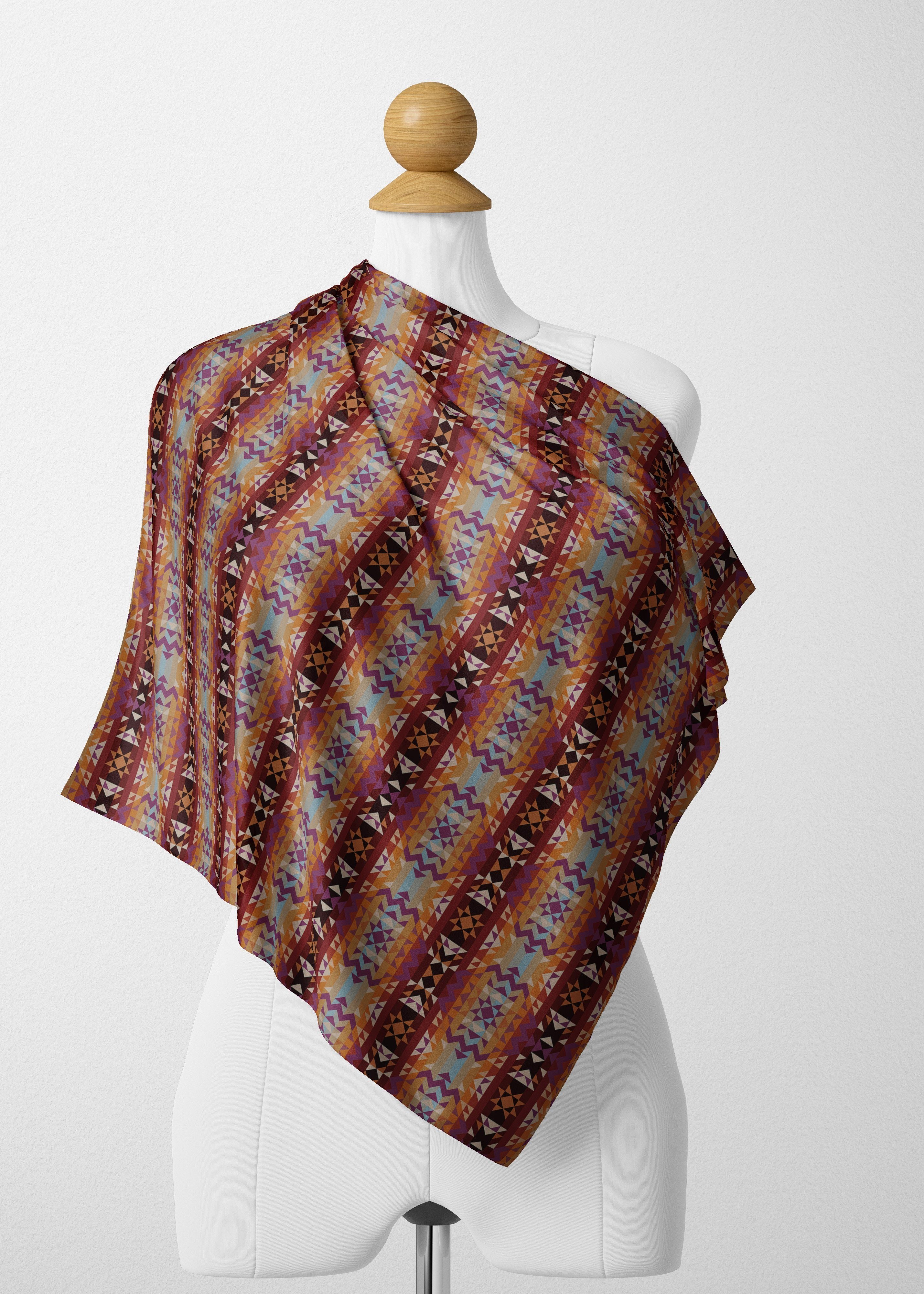 Heatwave Satin Shawl Scarf 49 Dzine