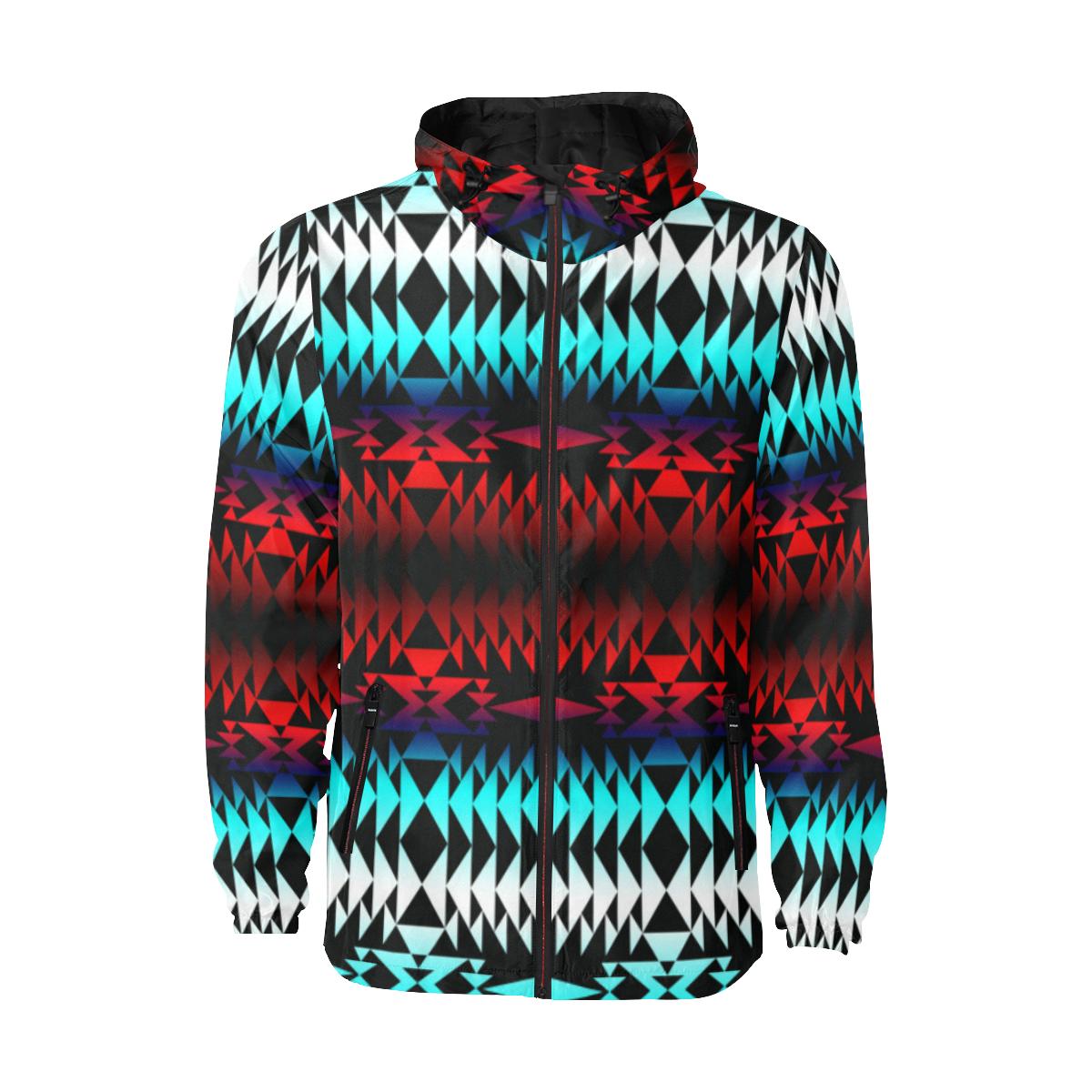In Between Two Worlds All Over Print Quilted Windbreaker for Men (Model H35) All Over Print Quilted Windbreaker for Men (H35) e-joyer