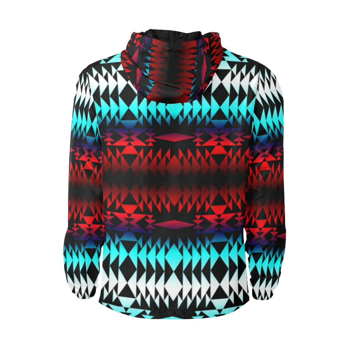 In Between Two Worlds All Over Print Quilted Windbreaker for Men (Model H35) All Over Print Quilted Windbreaker for Men (H35) e-joyer